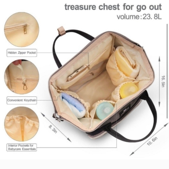 Hafmall Diaper Backpack - Picture 6 of 6